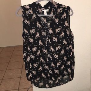 H&M Sleeveless Blouse
